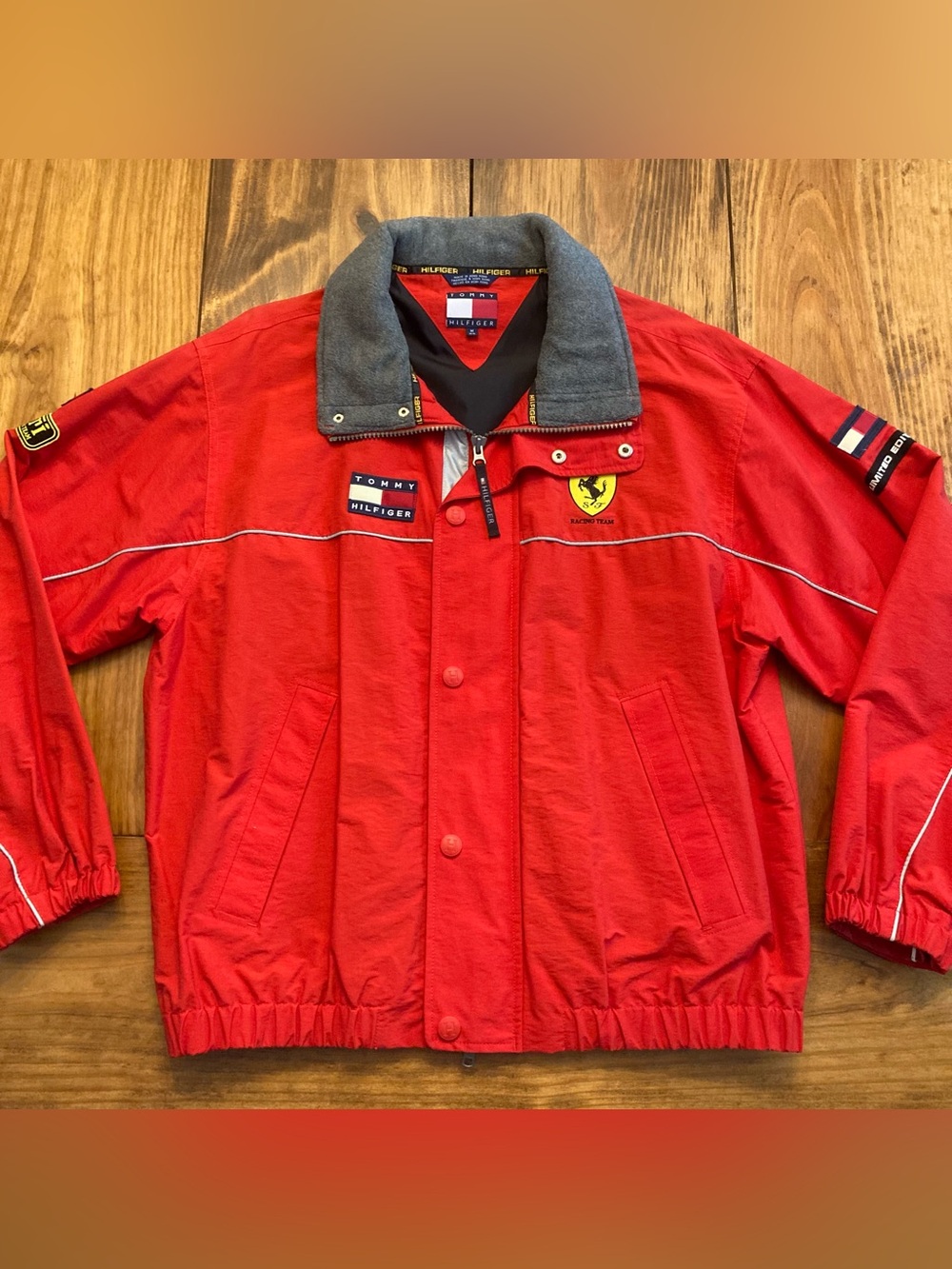 Vintage Tommy Hilfiger Ferrari Racing Limited Edition Jacket EUC